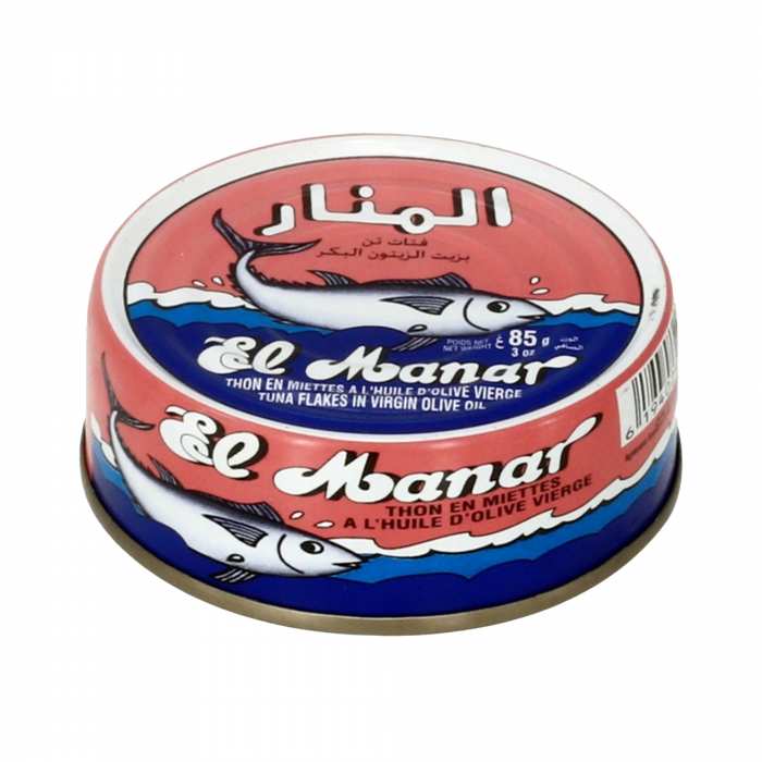 El Manar Thon Entier à l'Huile d'Olive 85G