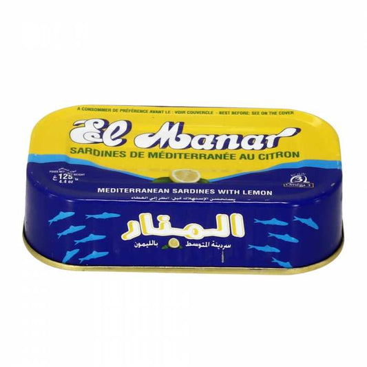 El Manar Sardines Méditerranéenne au Citron